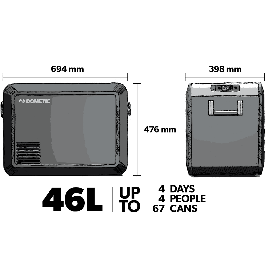Dometic CFX3 45 kompressorikylmälaukku