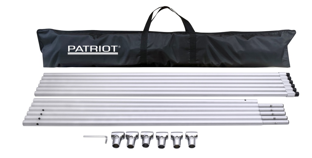 Patriot Marine 6m talvisäilytysteline venepeitteelle, soveltuu 4-6m veneille, rakenne alumiinia