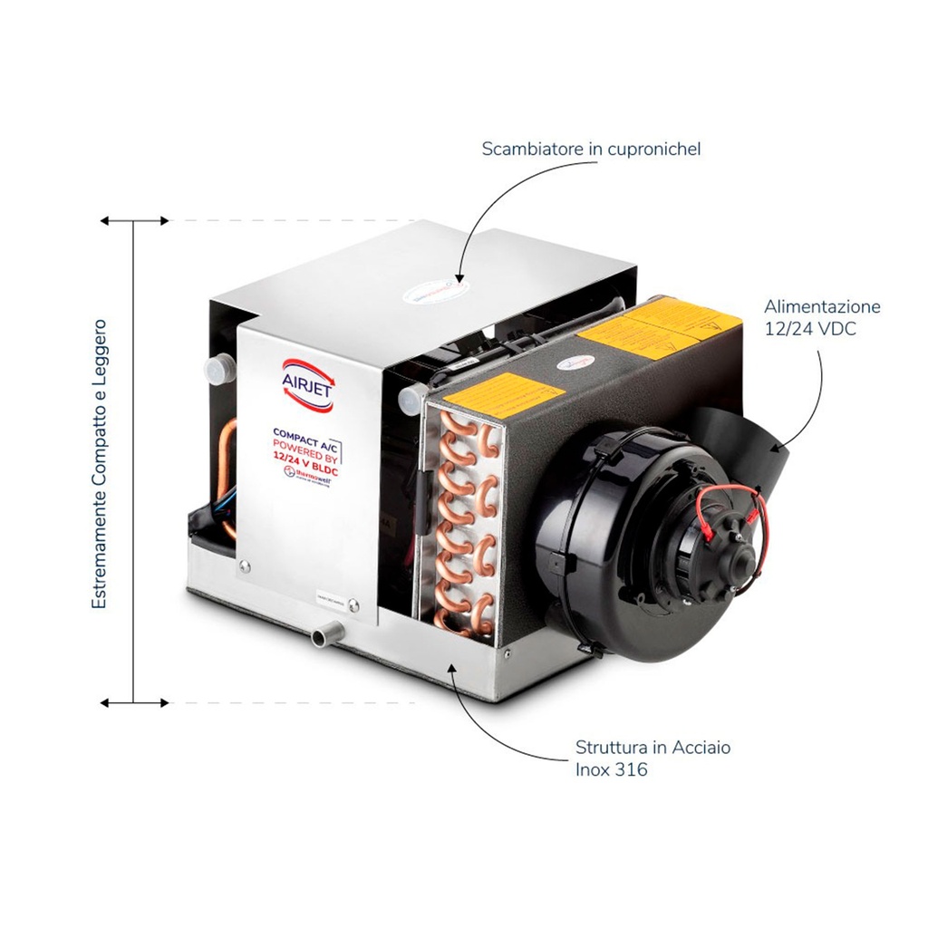 Thermowell AirJetxx 24V 6100BTU veneilmastointilaite