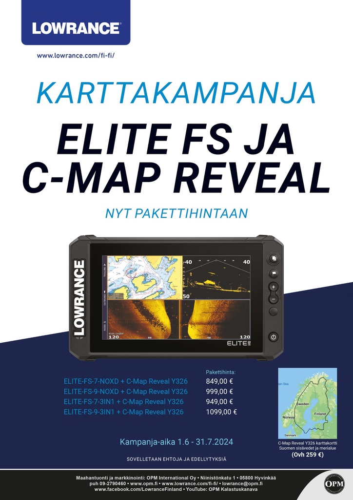 Lowrance Elite FS kampanja 2024