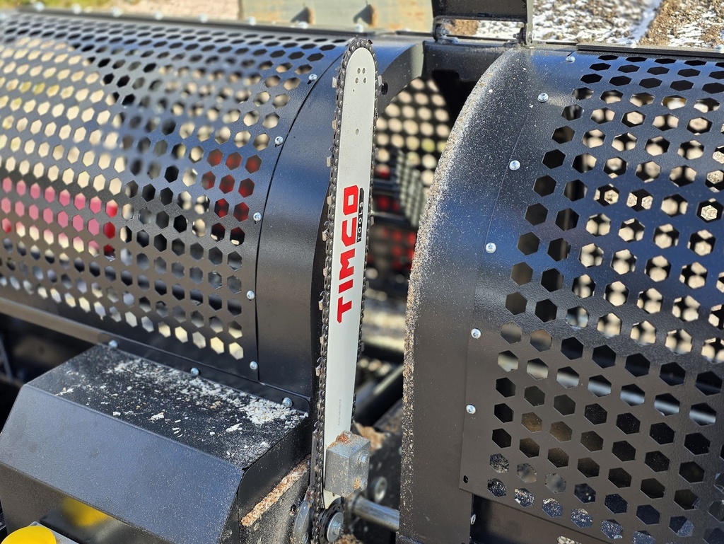 Timco 12 TA Pilkekone, klapikone hihnakuljettimella.
