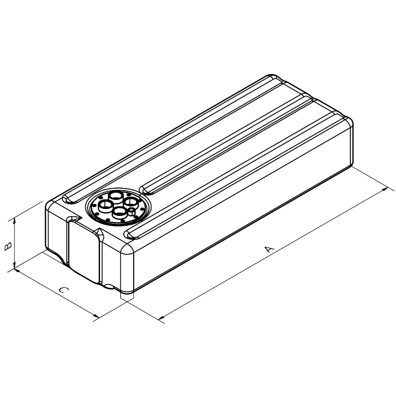 CAN SB SE 4307 Septitankki 43 L muovia CAN