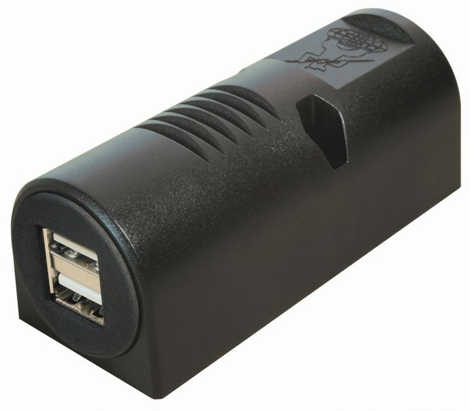 Pinta-asennettava USB laturi 2-paikkainen USD 12/24 A