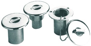 Kansiruuvike "WASTE" 38mm Kromattu messinki