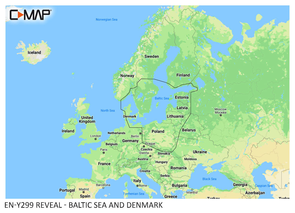 C-map Reveal Y299, Itämeri
