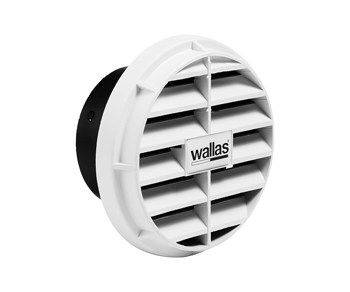 Wallas – Ilmasuulake – Ø 60 mm – Suuntaava – Valkoinen