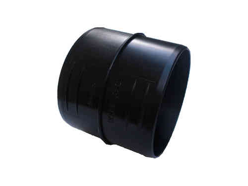 Ilmaletkun jatkoholkki 60mm musta