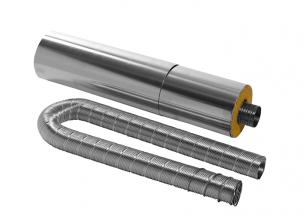 Wallas pakokaasun läpivientisarja mökkilämmittimeen