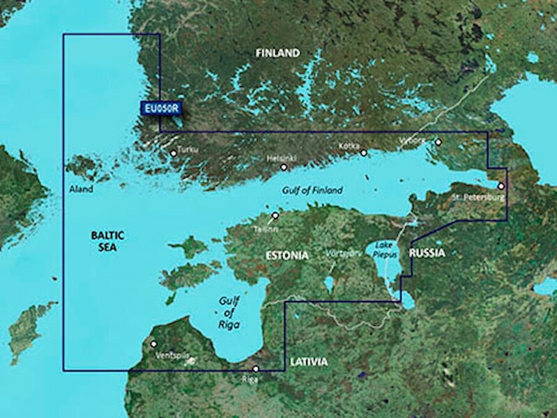 Garmin Navionics +  merikartta EU050R Gulf of Finland & Riga