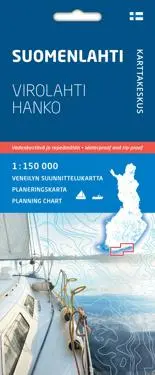 Suomenlahti, veneilyn suunnittelukartta 1:150000