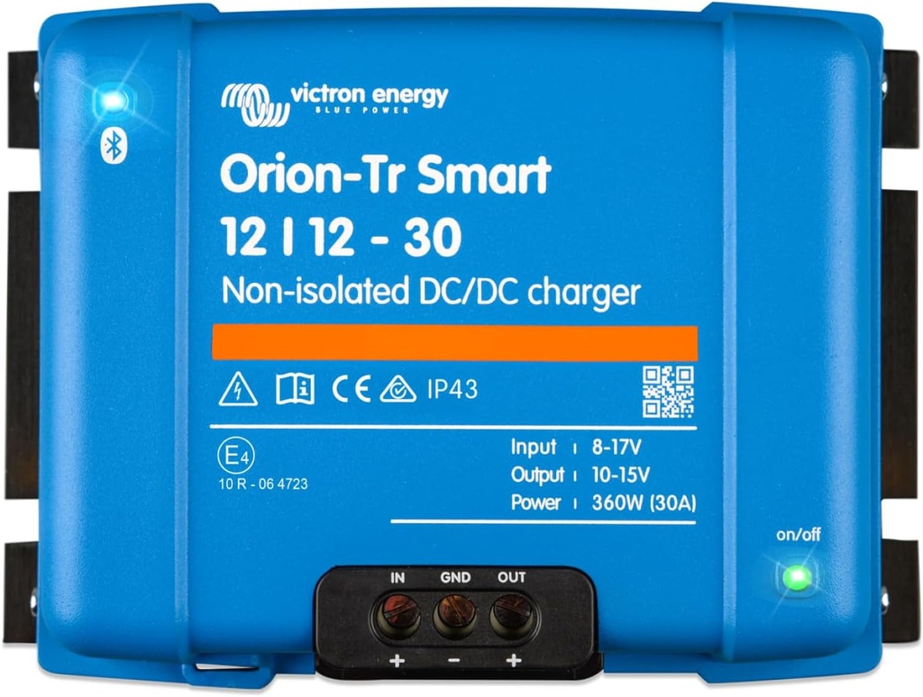 Victron Orion-Tr Smart 12/12-30A Non-isolated DC-DC ch.