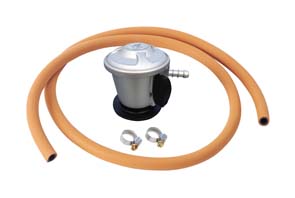 Easy Cooking kaasusäädin Matalapainesäädin, 120cm letku, uusi standardi EN16129