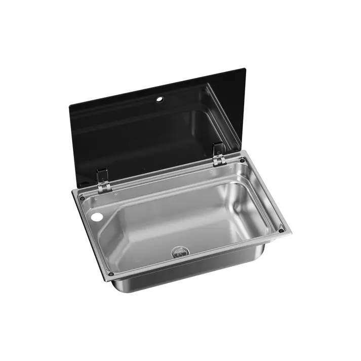 CVS1525G neliönmuotoinen pesuallas lasikannella 525x170x350 mm