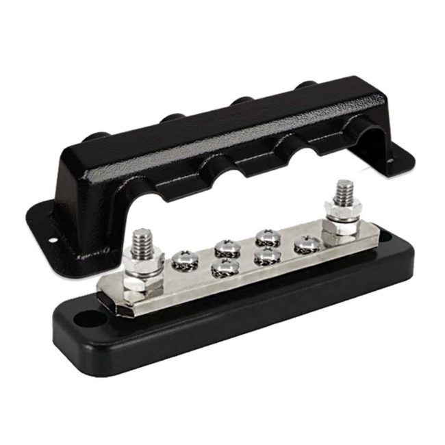 Victron Kytkentäkisko 250A 2P with 6 screws +cover