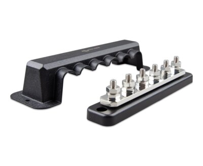 Victron kytkentäkisko 250A 6 pulttia, kannella