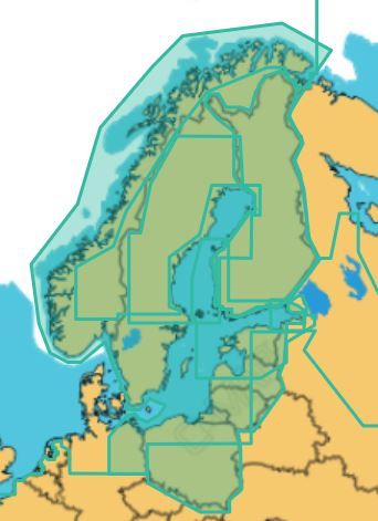 C-MAP Discover, Suomen sisävedet ja itämeri Y055