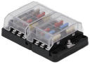 Egis 8029 RT ATO sulakerasia 12 sulaketta, LED indikaattorit
