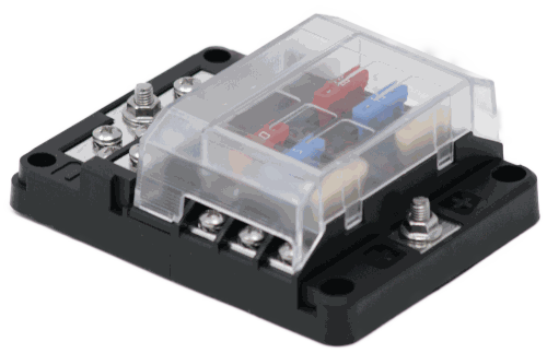 Egis RT 8025 ATO sulakerasia 6 sulaketta, maadoitus ja LED indikaattorit