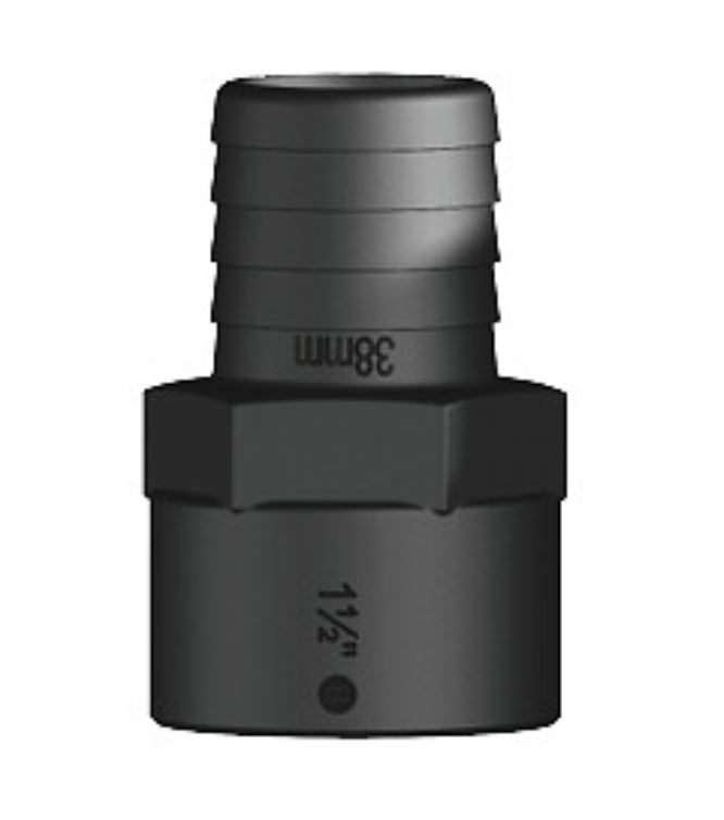 Trudesign letkuliitin 1 1/2" 38 mm BSP sisäkierre komposiitti