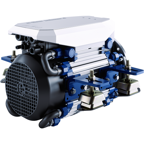 Vetus E-LINE sähköpropulsiomoottori 10kW 48V, nestejäähdytys. Normaalitilassa syöttö maks. 11,3kW