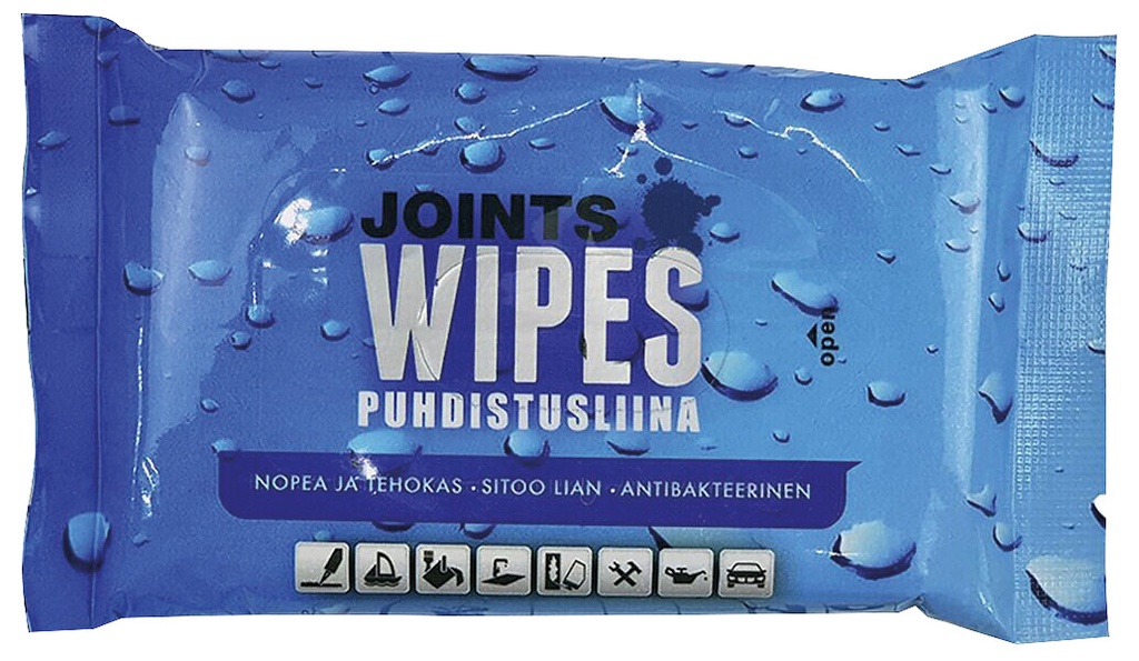 JOINTS WIPES 10kpl puhdistusliina