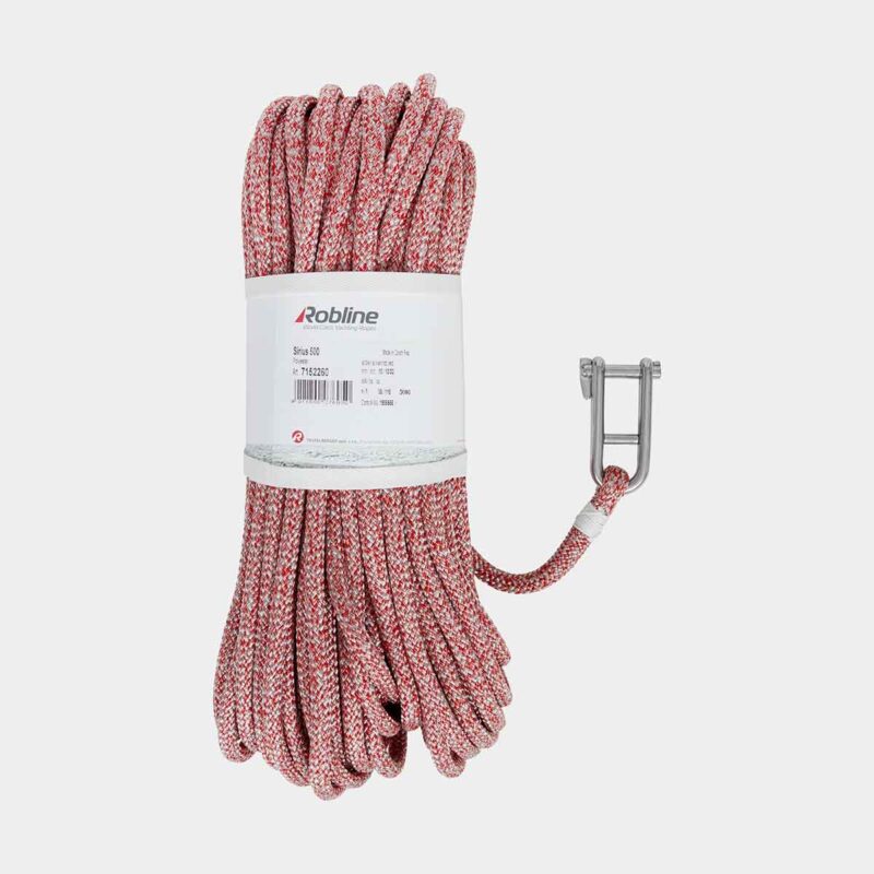 Robline Falliköysi 3S SIRIUS 500 8mm/30m punainen / hopea