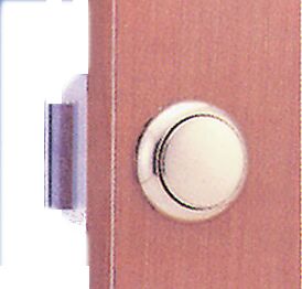 Lukkosalpa kaapin oveen, kiillotettu messinki