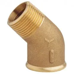 Kulmakappale 45 3/4' CR-messinki