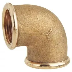 Kulmakappale 90 1 1/4'' CR-messinki