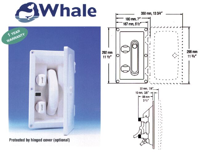 Whale Combo suihkupää 'luuri'