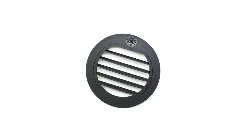 Autoterm 75/90mm 45 ast. ilmasuulake säädettävä musta