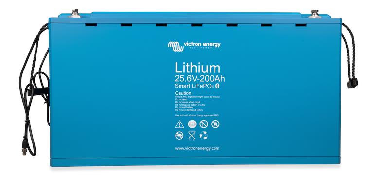 Victron Smart Lithium LiFePO4 akku25,6V/200Ah