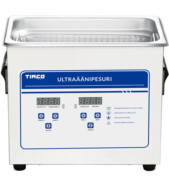 TIMCO 3,2L INOX Ultraäänipesuri