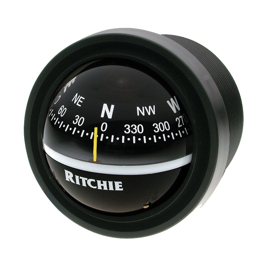 Ritchie Explorer V-57.2 Kompassi Veneeseen, Musta