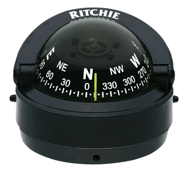 Ritchie Angler S-53 Kompassi Musta – Kompakti ja Tarkka Veneilyyn