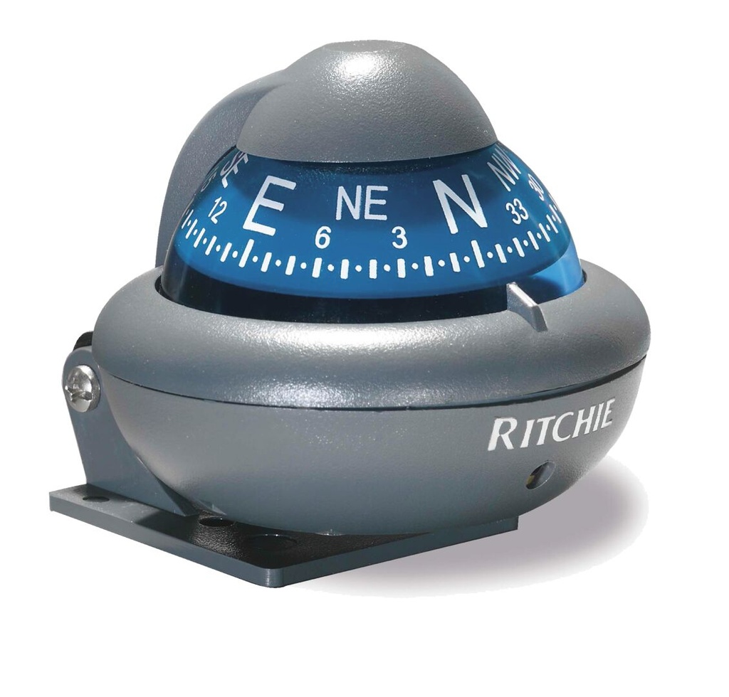 RitchieSport X-10-A Kompassi – Monipuolinen ja Tarkka Navigointi, Harmaa