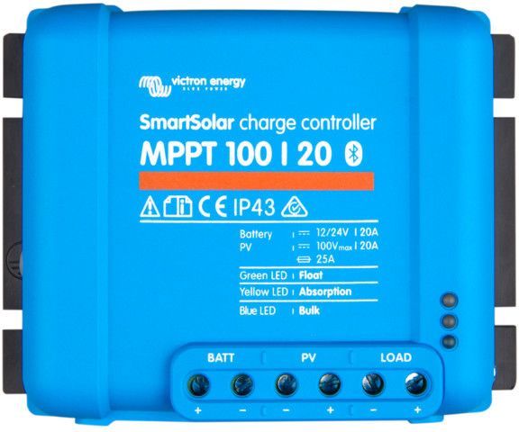 Victron SmartSolar MPPT 100V/20A, 48 V lataussäädin Bluetoothilla