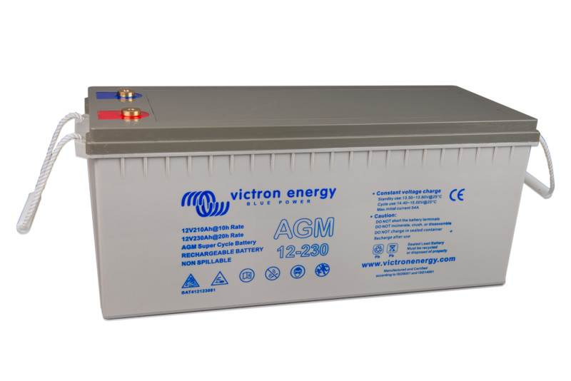 Victron 12V/230Ah AGM Super Cycle Batt. (M8)