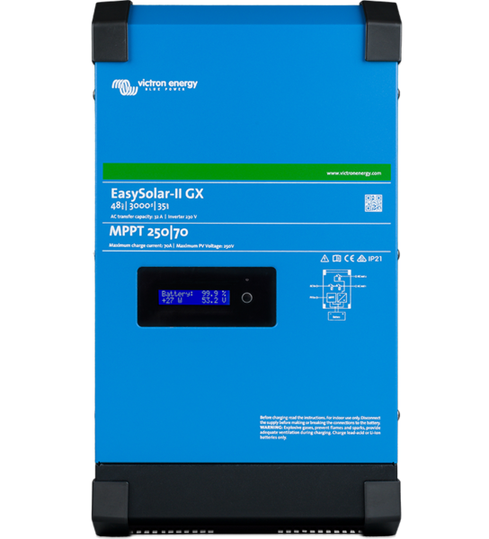 Victron EasySolar-II 48/3000/35-32 MPPT-lataussäädin 250/70 GX