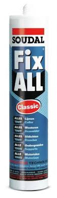 Soudal Fix All 290ml liimamassa musta