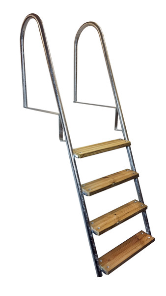 Arctic Marine, kiinteä uimaporras 170x50cm sinkitty 4 askelmaa