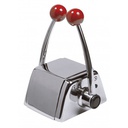 [RCTOPTS] Vetus RCTOPTS Kaukosäätölaite, kansiasennus, 2:lle koneelle kiillotettu HST  runko ja kahva