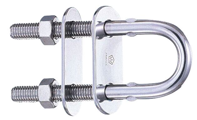 Wichard Trailerikoukku 8×100 mm, AISI316L ruostumaton teräs