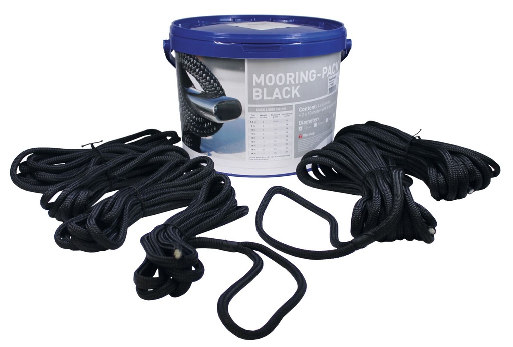 Kiinnitysköysisarja 10mm 4x4m + 2x10m