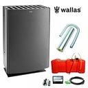 [WA545116RH] Mökkilämmitin Wallas 40CC hormiasennus kauko-ohjauksella (grafiitti)