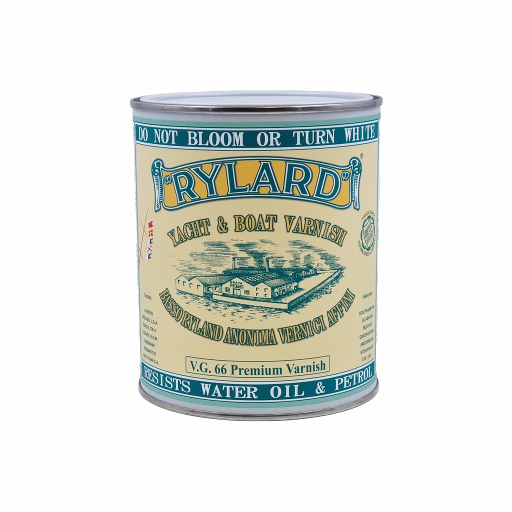 RYLARD VG 66 Premium kirkaslakka 1l