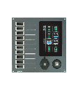 [20022700] Philippi sähkötaulu STV 270 7kpl 10A sulake ja PSL PBUS monitori USB latauspistokkeet