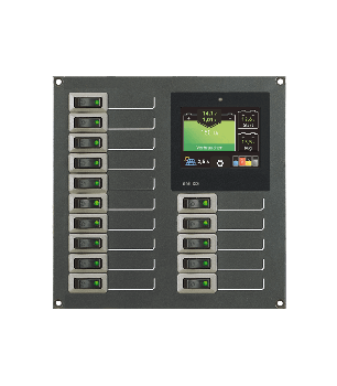 Philippi sähkötaulu STV 235 15kpl 10A sulaketta ja BTM monitori