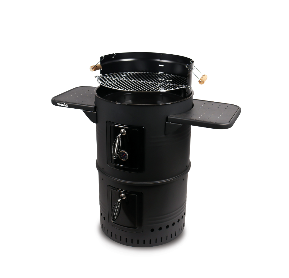 Sunwind savustusuuni ja hiiligrilli Frigg