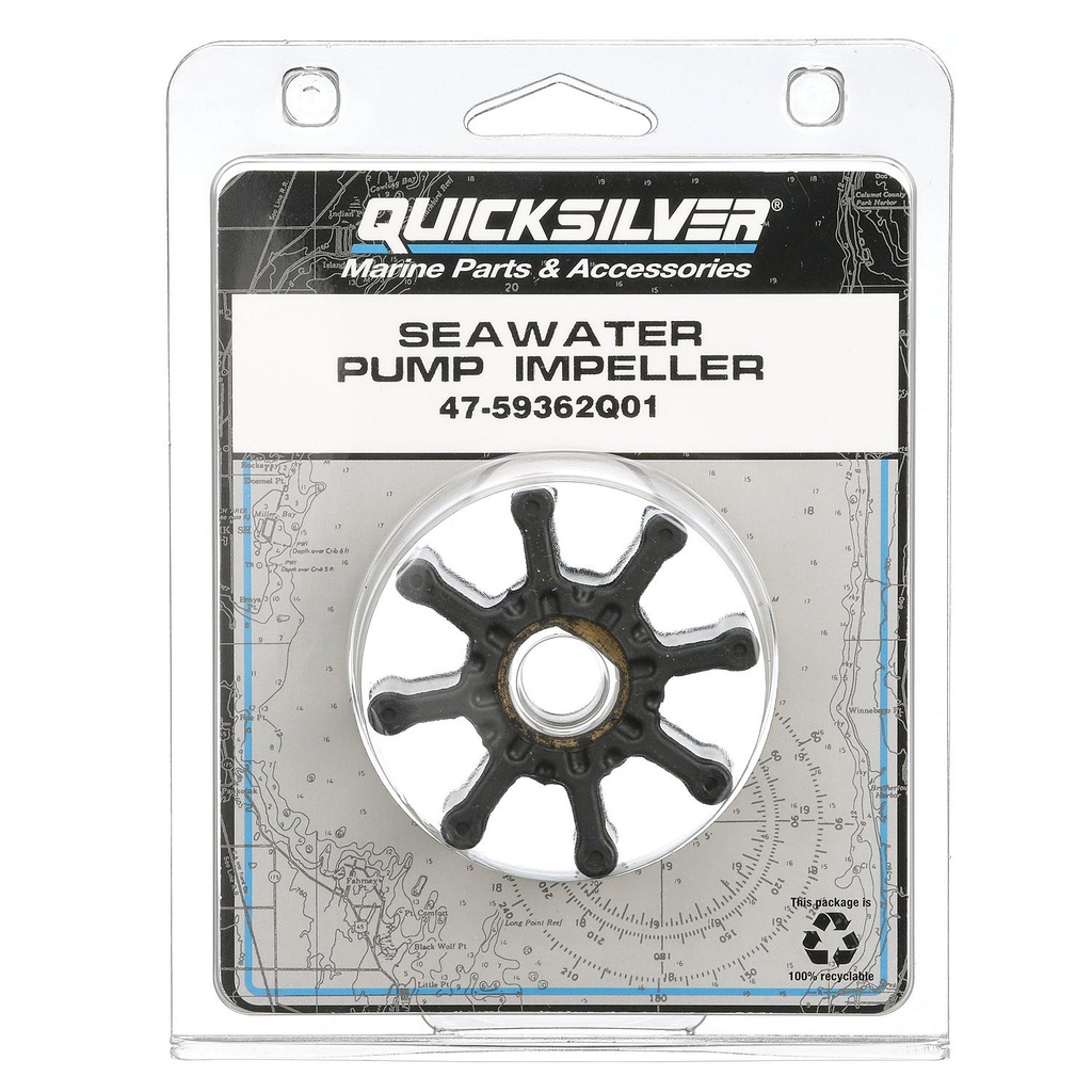Quicksilver 59362Q01 Impeller for Mercruiser Bravo
